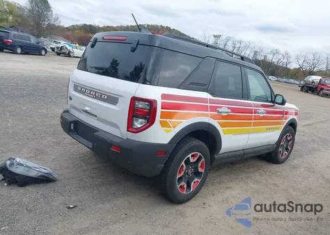 2025 Ford Bronco Sport Free Wheeling z USA, uszkodzony, nr VIN 3FMCR9KN2SRE84798